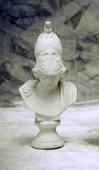 Minerva-Büste, H 65, bust, Steinfigur, Gartenfigur