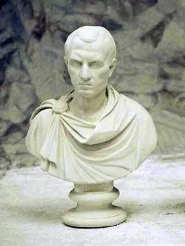 Caesar-Büste, H 70, bust, Steinfigur, Gartenfigur